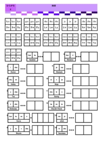 平仮名 拗音のサムネイル