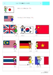 ～は～です（国籍）のサムネイル